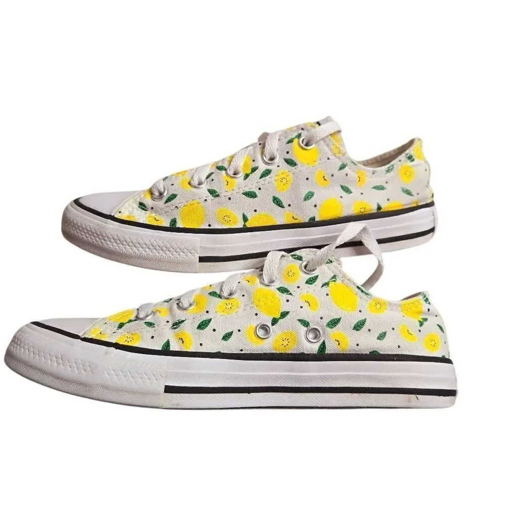 Converse lemon sneakers 2